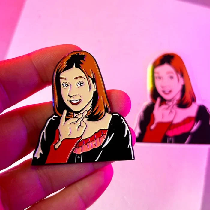 Lesbian Witch ENAMEL PiN by Slayerfest 98