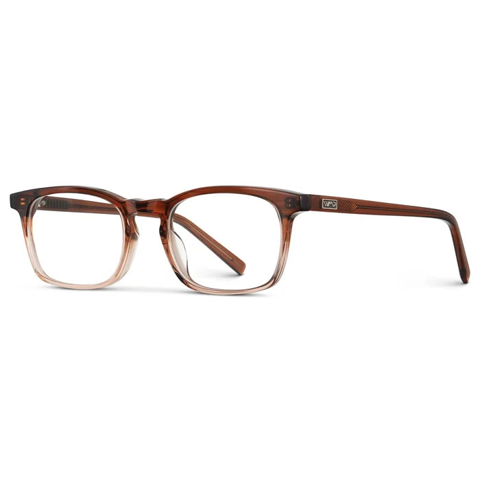 Acacia Brown || Women's Rectangular Blue Light Blocking Glasses with a Acacia Brown Acetate Frame and Clear Lens