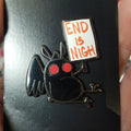 Mothman End Is Nigh ENAMEL PIN