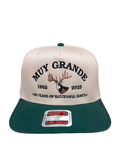 Muy Grande 60th Anniversary Retro Cap - Khaki/Green