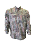 Muy Grande Camo Long Sleeve Button Up