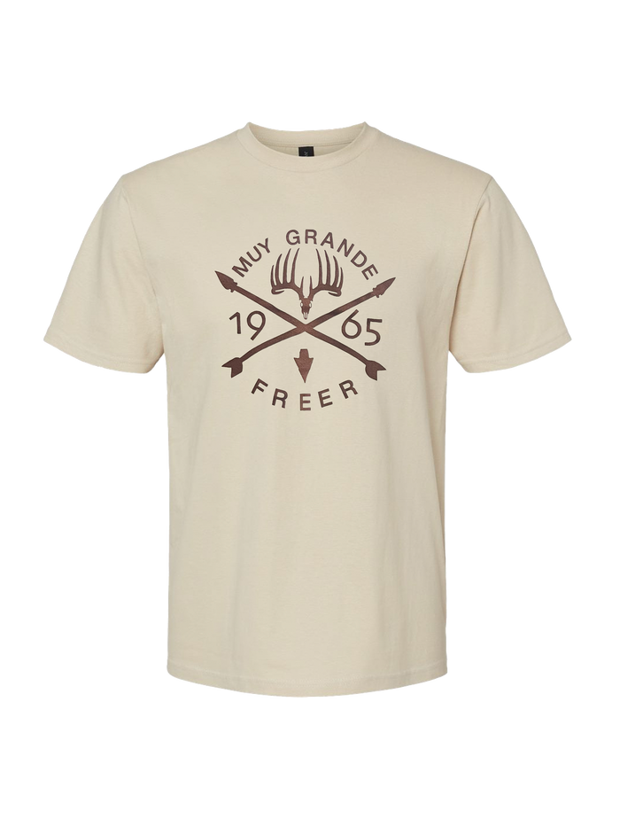 Muy Grande Cross Arrows  T-shirt - Sand