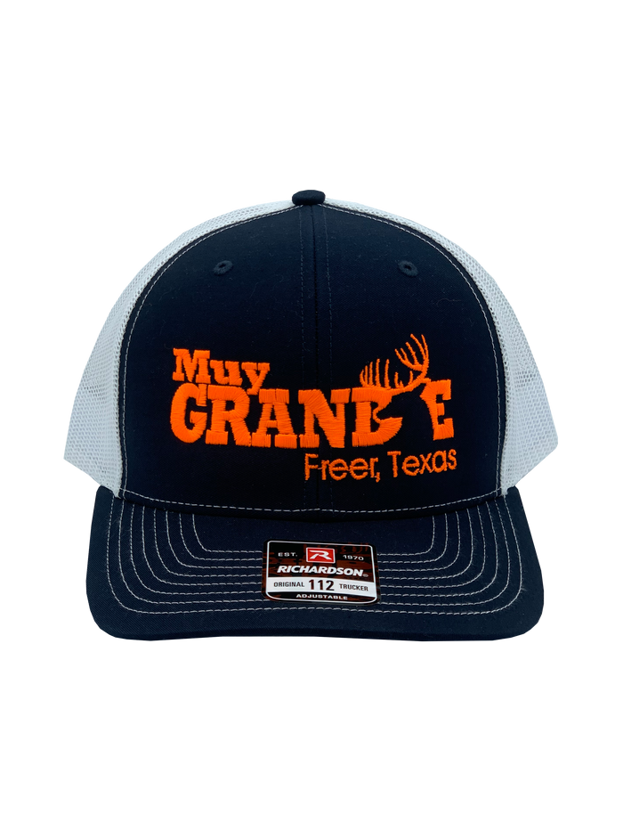 Muy Grande Richardson Trucker - Navy/White/Orange