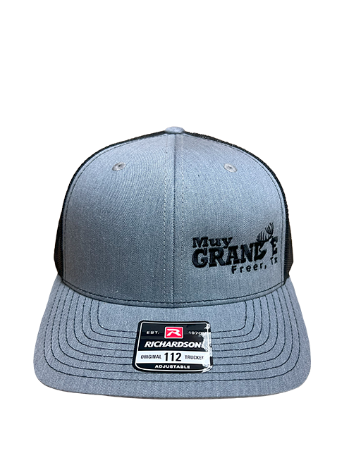 Muy Grande Richardson Trucker Side Logo - Grey/Black
