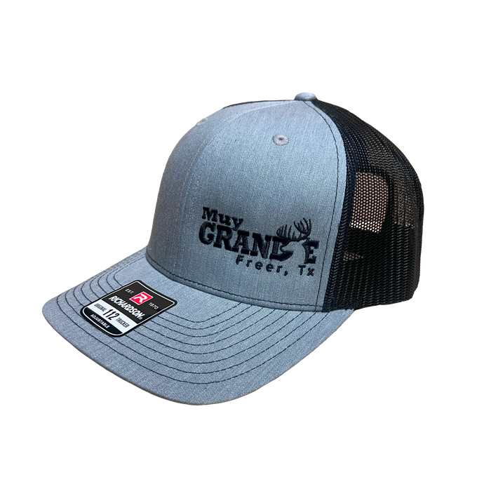 Muy Grande Richardson Trucker Side Logo - Grey/Black