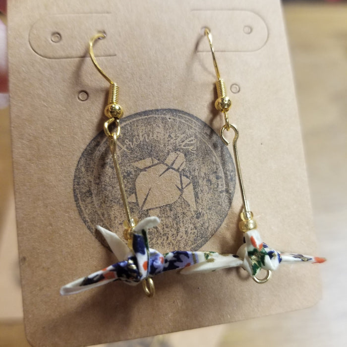 Origami Crane EARRiNGS