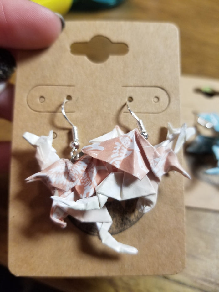 Origami Dragon EARRiNGS