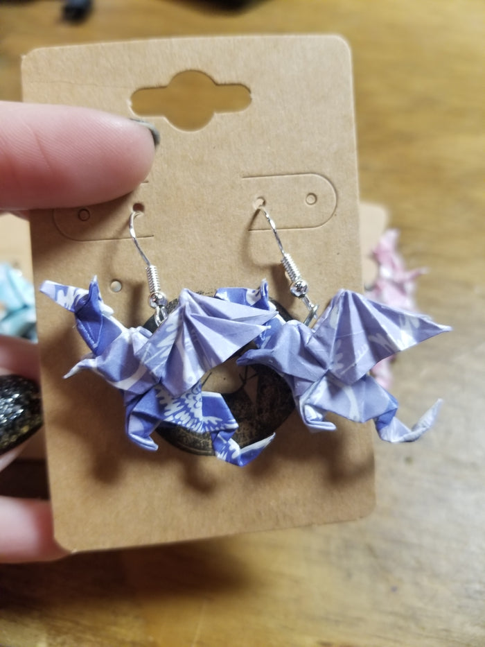 Origami Dragon EARRiNGS
