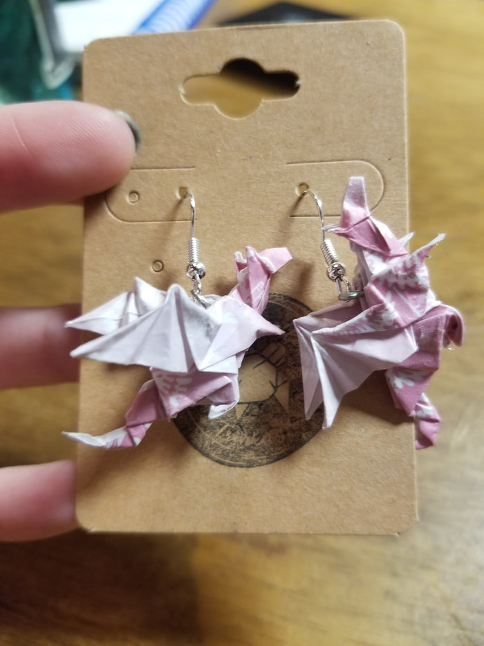 Origami Dragon EARRiNGS
