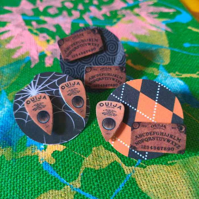 Ouija Board Planchette STUD EARRINGS