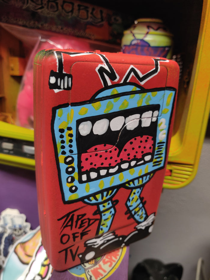 Painted TV Monster Walkman by @TapedOffTV
