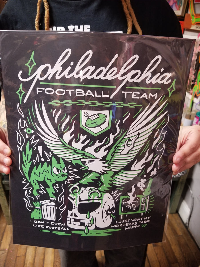 Philadelphia Football Team PRINT by the666cat