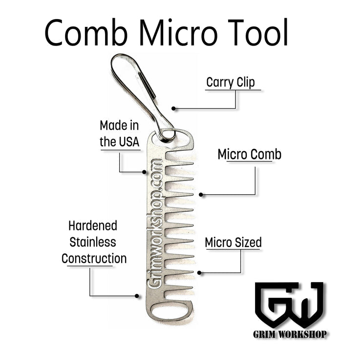 EDC Pocket Comb Micro Tool