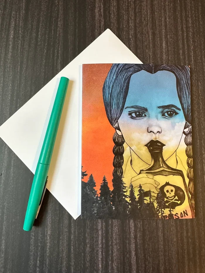 Poison Wednesday GREETiNG CARD