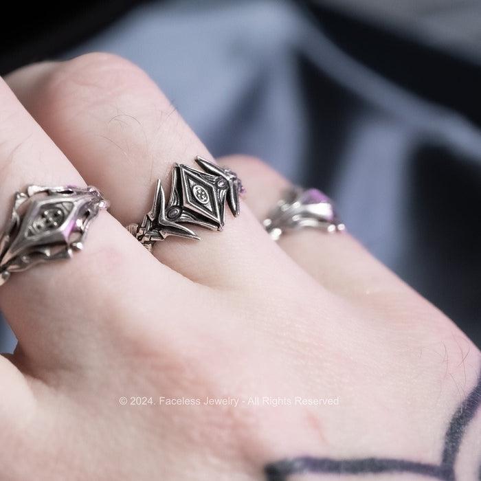 Prosperity - Faceless Jewelry - alternative and gothic dark jewelry - for the mysterious and fantastical - take it's beauty with you Rings