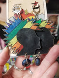 Rainbow Mohawk EARRINGS by ThEm's