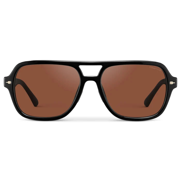 Black / Tinted Red Lens