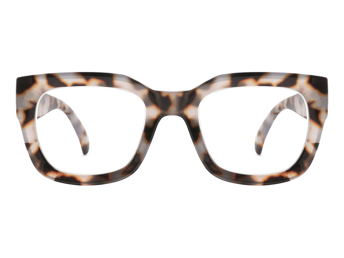 Reading Glasses 'Jordan' White Tortoiseshell