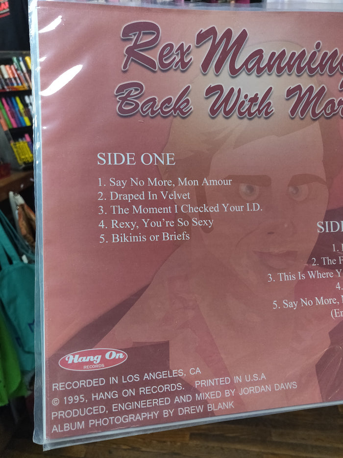 Rex Manning Fake Record Sleeve ~Limited Edition for Rex Manning Day 2026~