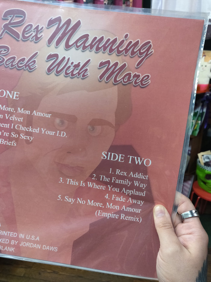 Rex Manning Fake Record Sleeve ~Limited Edition for Rex Manning Day 2026~