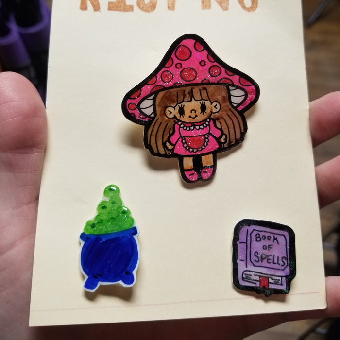 Riot NJ 3-piece Witch Whimsy PiN PACK