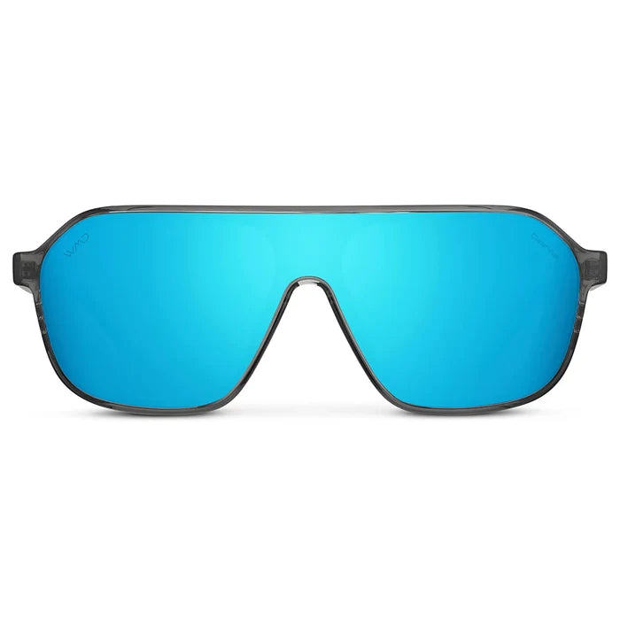 Ash Grey / Mirror Blue Lens