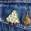 Sad NOPE Enamel PIN