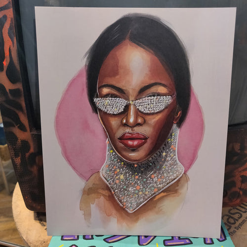*SALE* Naomi Campbell PRINT
