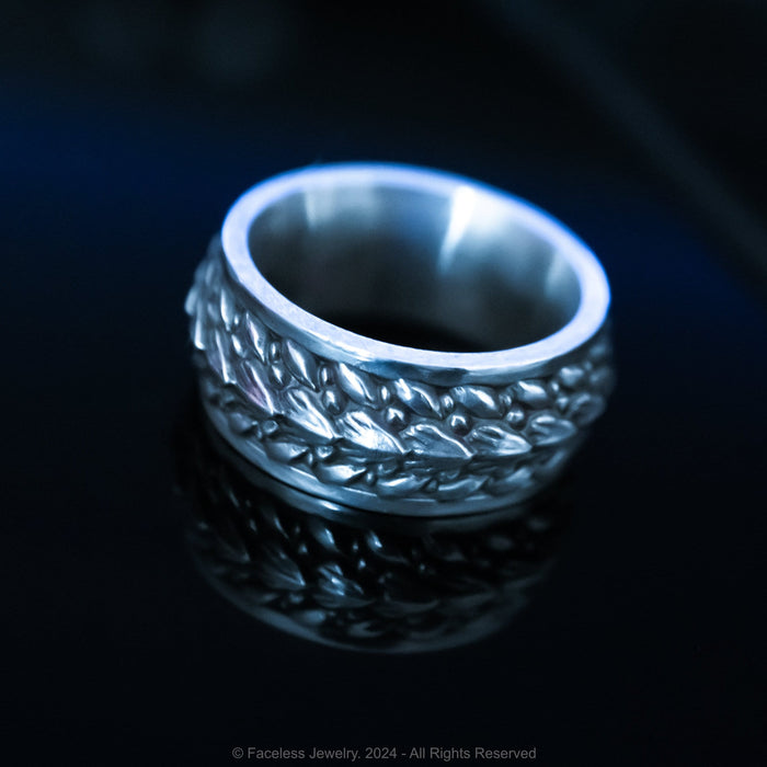 Mystic Dragon Scale Ring - Faceless Jewelry - alternative and gothic dark jewelry - for the mysterious and fantastical - take it's beauty with you Rings