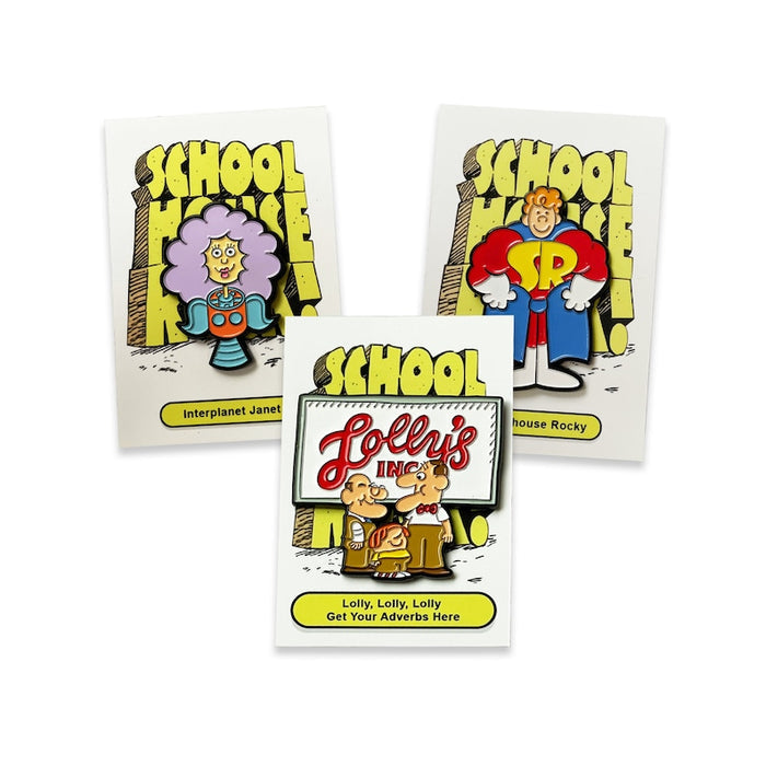 School House Rock ENAMEL PIN by mattcandraw