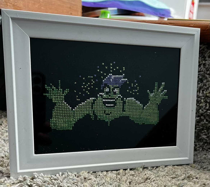 Sea Witch Framed Cross-Stitch