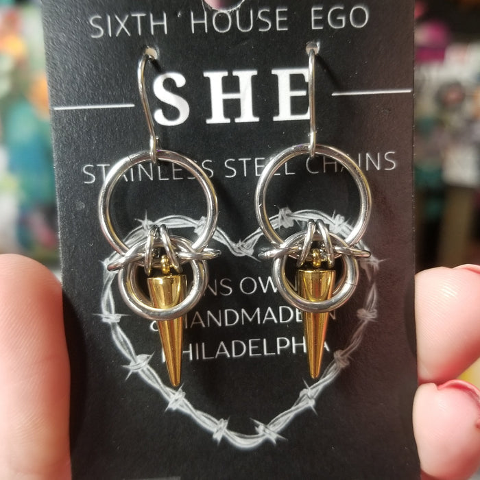 Sigil Gold EARRINGS by Sixth House Ego