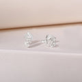 Silver Snake Earrings