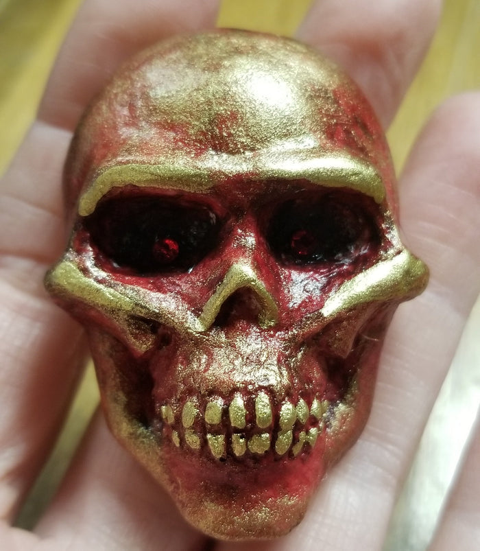 Red with Gold Dusting