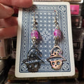 Skeleton Witch Beaded EARRINGS by Skullduggery Studio
