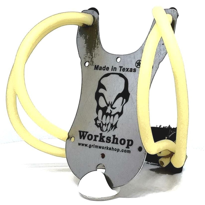 Pocket Sling shot Slingbow Hunting Survival Card also known as an arrow sling shot made in usa