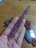 Small Dagger Resin Defense GRIPs/ KEYCHAINS