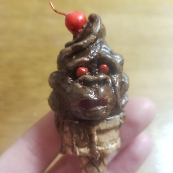 Soft Serve Ape Sculpted PiN / BROOCH