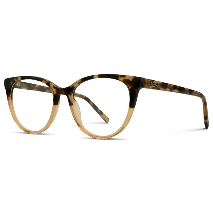 Crystal Brown Tortoise || Brown Cateye Frame Blue Light Blocking Glasses for Computer Use