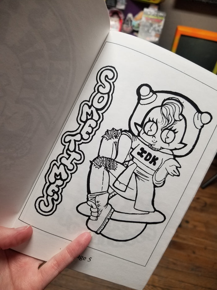 Stay Sharp Art and COLORING ZINE by Riot NJ
