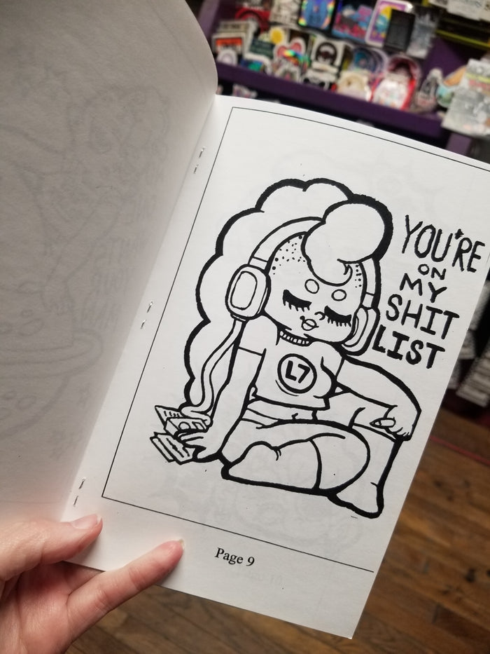 Stay Sharp Art and COLORING ZINE by Riot NJ