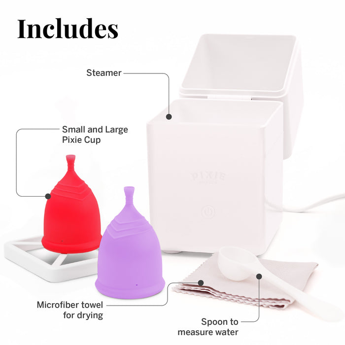 Steamer + Cup Bundle