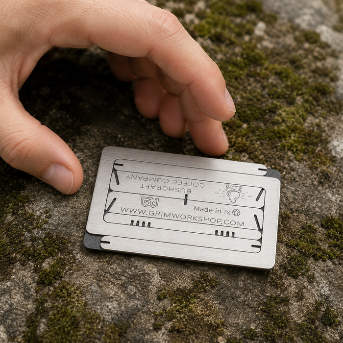 Stove Card : Micro Wood Stove for Camping