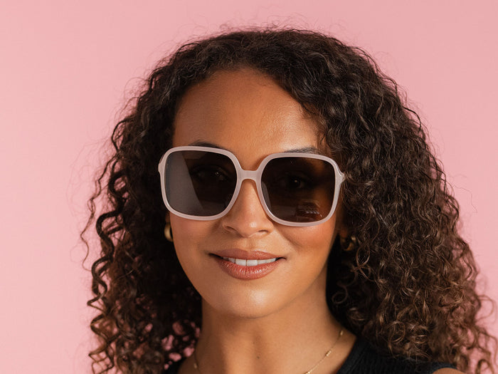 Sunglasses Polarised 'Charlotte' Blush Pink