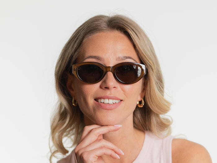 Sunglasses Polarised 'Elle' Brown