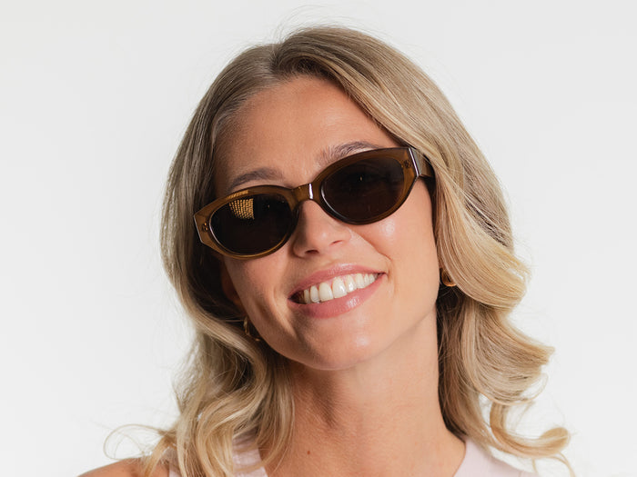 Sunglasses Polarised 'Elle' Brown