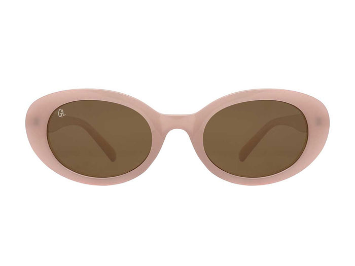 Sunglasses Polarised 'Hepburn' Blush Pink