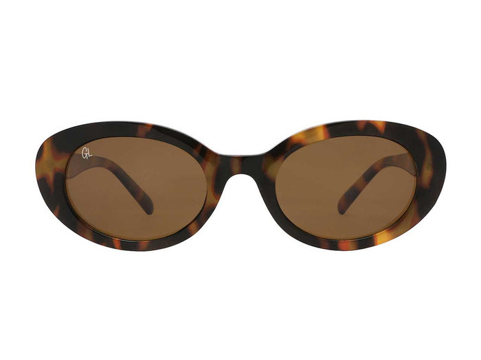 Sunglasses Polarised 'Hepburn' Tortoiseshell