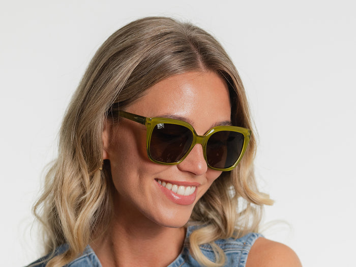 Sunglasses Polarised 'Maddie' Olive
