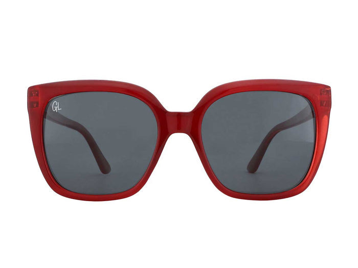 Sunglasses Polarised 'Maddie' Red